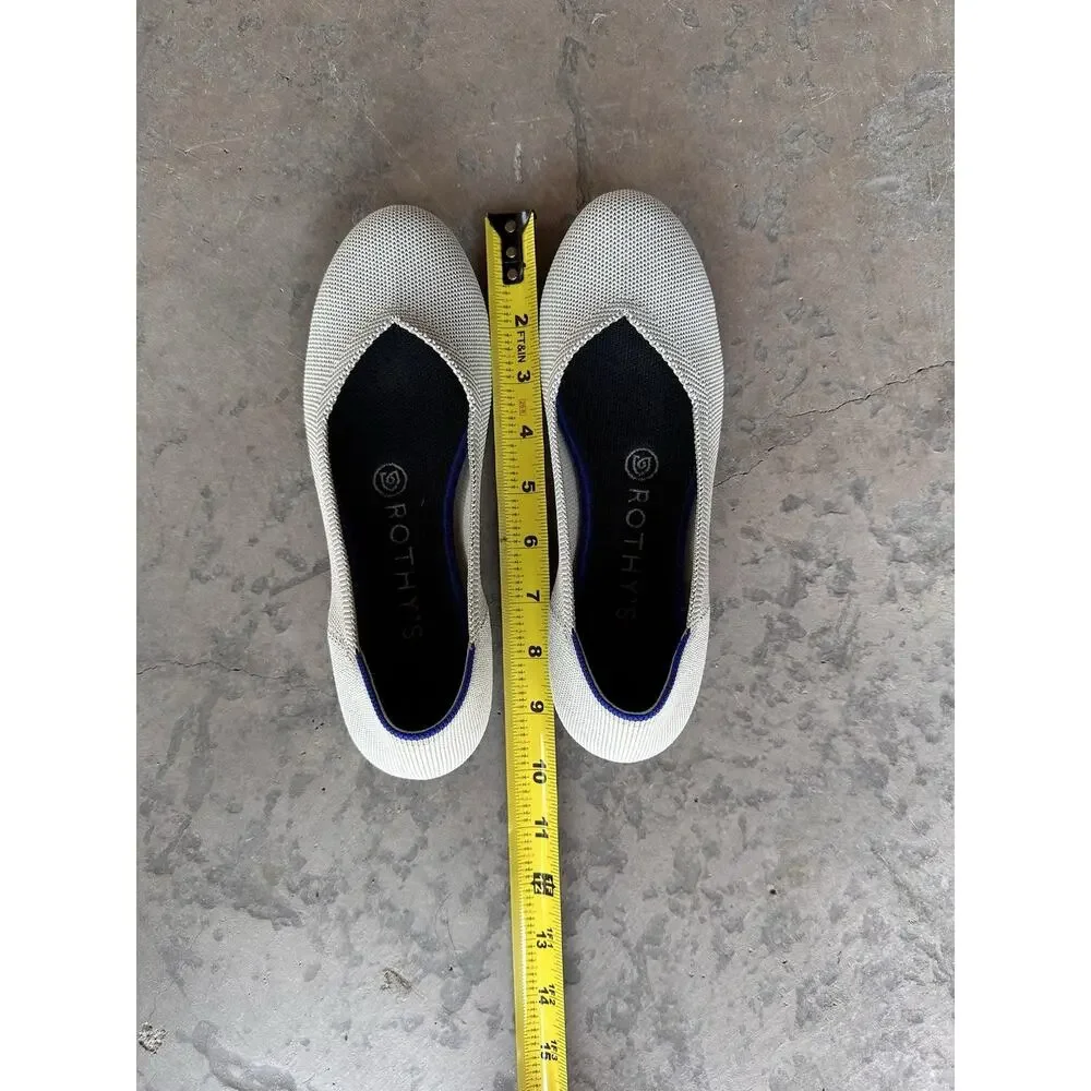 Rothy’s Flax Birdseye Flats Women's Size 7 Neutral